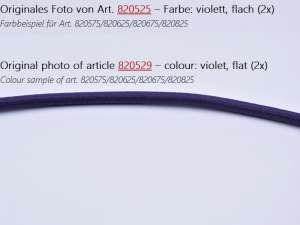 Textilkabel Stoffkabel flach 2x0,75mm² violett