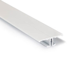 LED-Profil Serie TWINLINE weiß lackiert