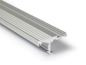 LED-Profil Serie STAIRS silber eloxiert