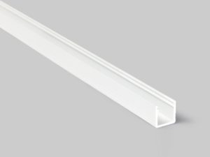 LED-Profil Serie CUBE-S weiß lackiert