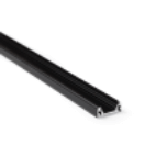 LED-Profil Serie XTRA-FLAT-M schwarz eloxiert