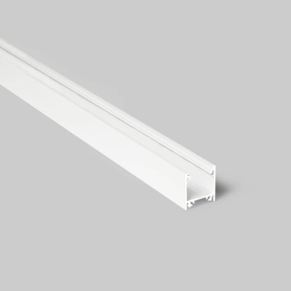 LED-Profil Serie CUBE-L weiß lackiert